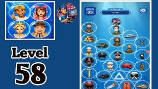 Bubble match connect puzzle level 58 solution and walkthrough for gameplay
