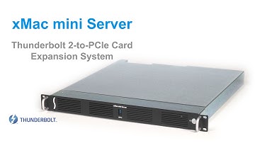 Sonnet xMac mini Server Thunderbolt 2-to-PCIe Card Expansion System Quick Product Overview