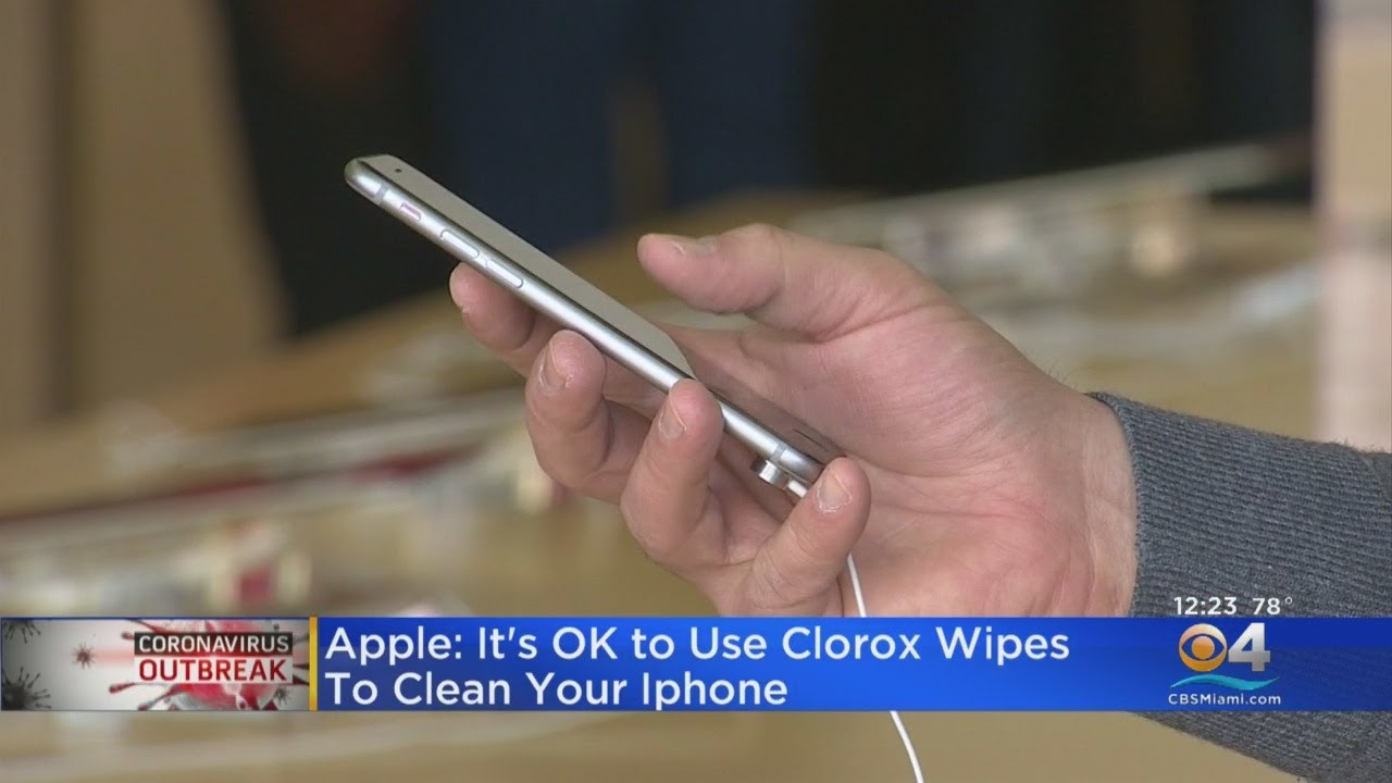 Apple Changes Stance On Using Clorox Wipes, Alcohol