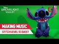 Making music in disney dreamlight valley  stitch level 10 quest