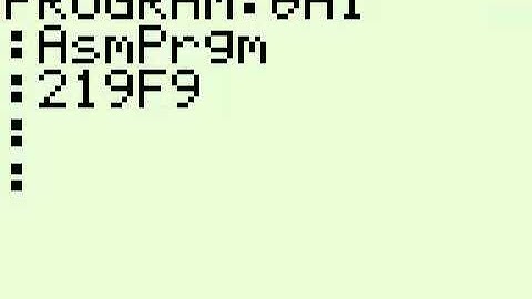 Hex Assembly for TI-83/84 Tutorial 1 - Writing and Compiling Programs on the Calculator