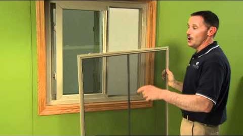 How to Remove a Screen on a Slider Window