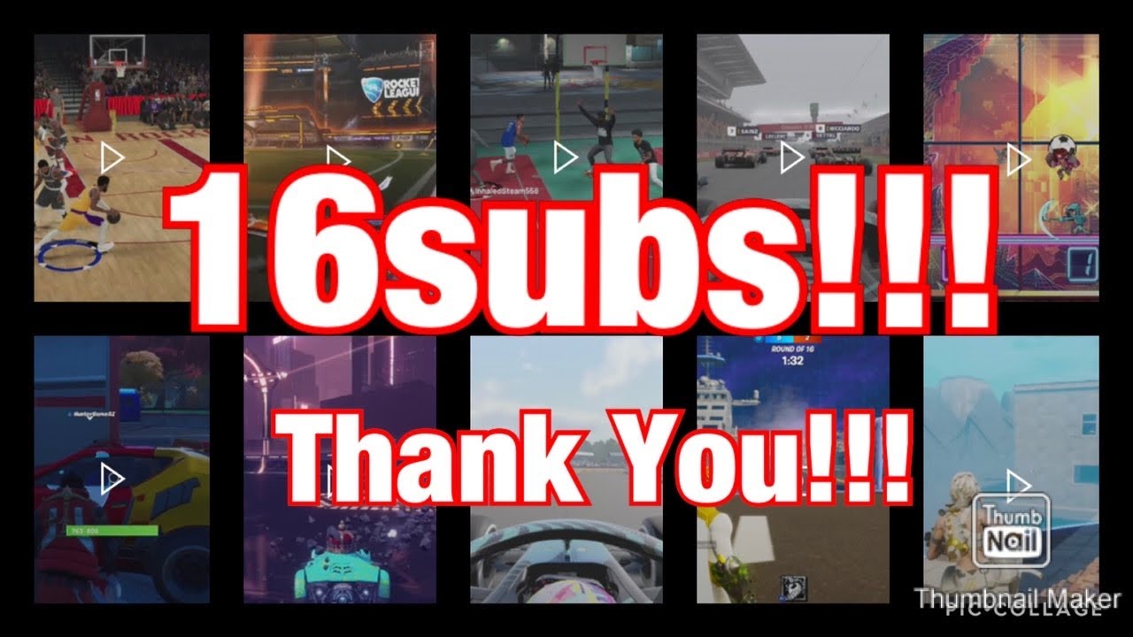 Thank you for 16 subscribers!!! - YouTube