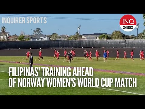 Filipinas' training ahead of Norway Women's World Cup match