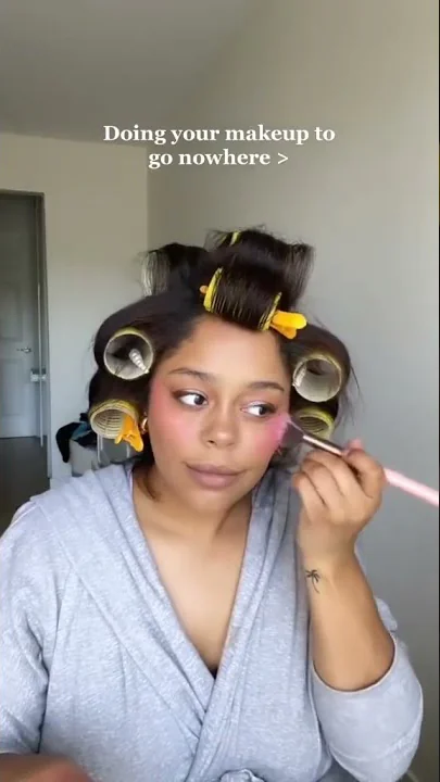 DOING MY MAKEUP TO STAY IN