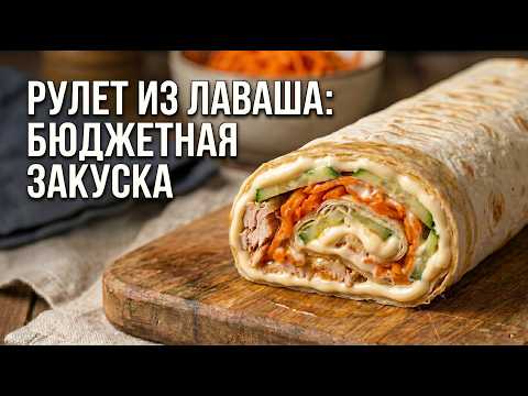 Lavash roll, a budget snack.