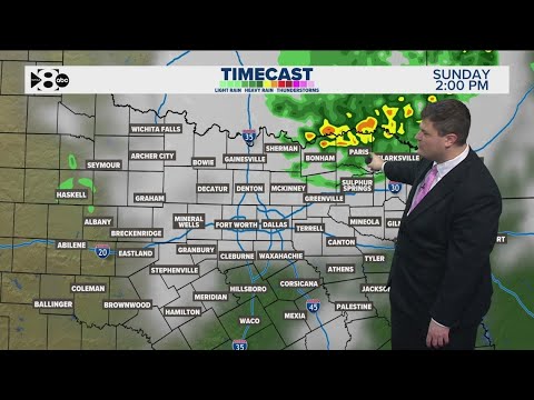 DFW Weather | Storms possible moving into North Texas Sunday afternoon ...