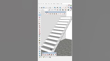 ‏The FASTEST Way to Create Stairs in SketchUp! #sketchup #lumion #stairs #architect #architecture