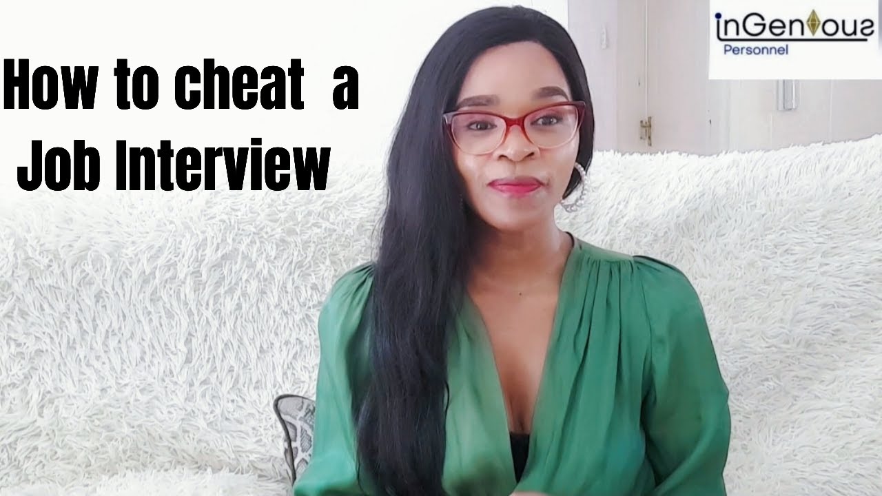 How To Cheat A Job Interview | Cheat your way to a great job - YouTube