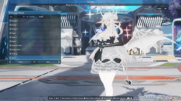 PSO2 NGS Character Creation Tutorial, Lux Devil Mia Maid Cafe