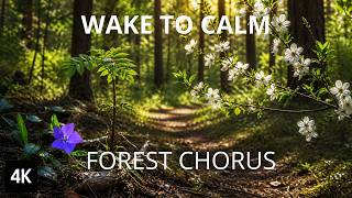 Morning forest bird song in 4K quality | Peaceful spring nature sounds for relaxation screenshot 1