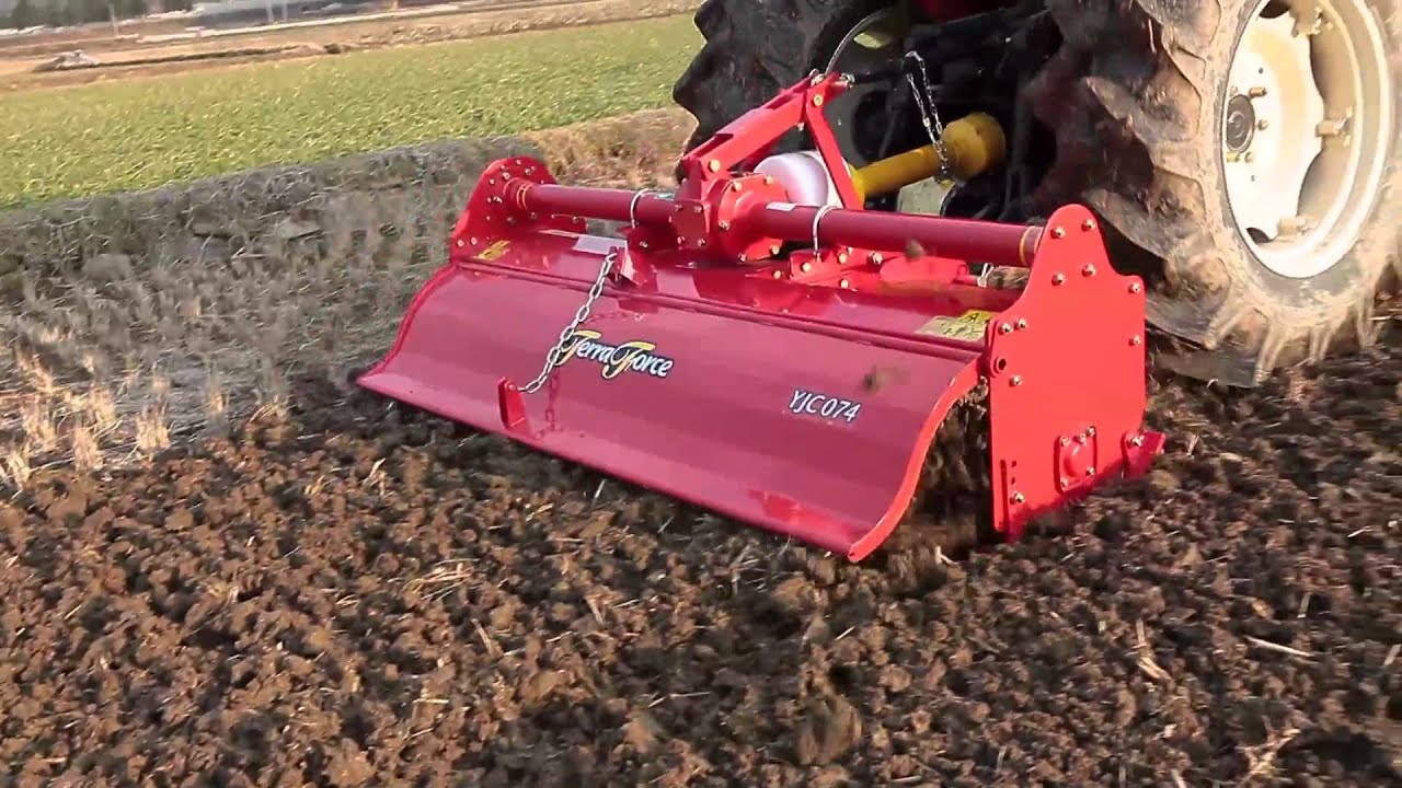 TERRA FORCE YJC074 Chain Drive Tiller YouTube