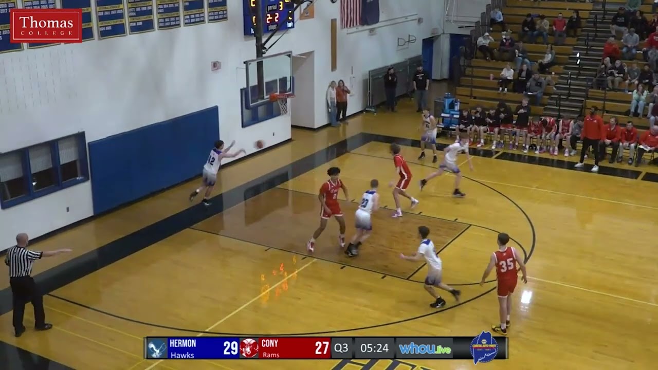 Cony at Hermon Boys Basketball Highlights - January 6th, 2026