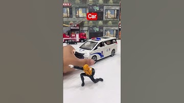 Thumbnail of satisfying with miniature model police car van #song #newsong #music #shorts