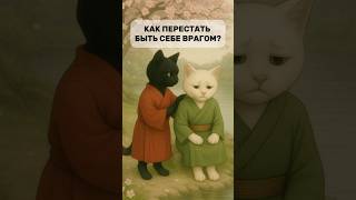 Как перестать быть себе врагом?#отношения #котосемья #япония #анимация #притча #историиизжизни #cat