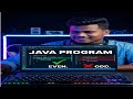 Check even or odd numbers in java programming ❓| java programming #javaprogramming