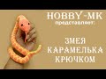 Змея крючком Карамелька ч.1 (авторский МК Светланы Кононенко)