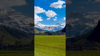 Driving trough Switzerland. #switzerland nature, travel, mountains, forest, peaceful, village, view