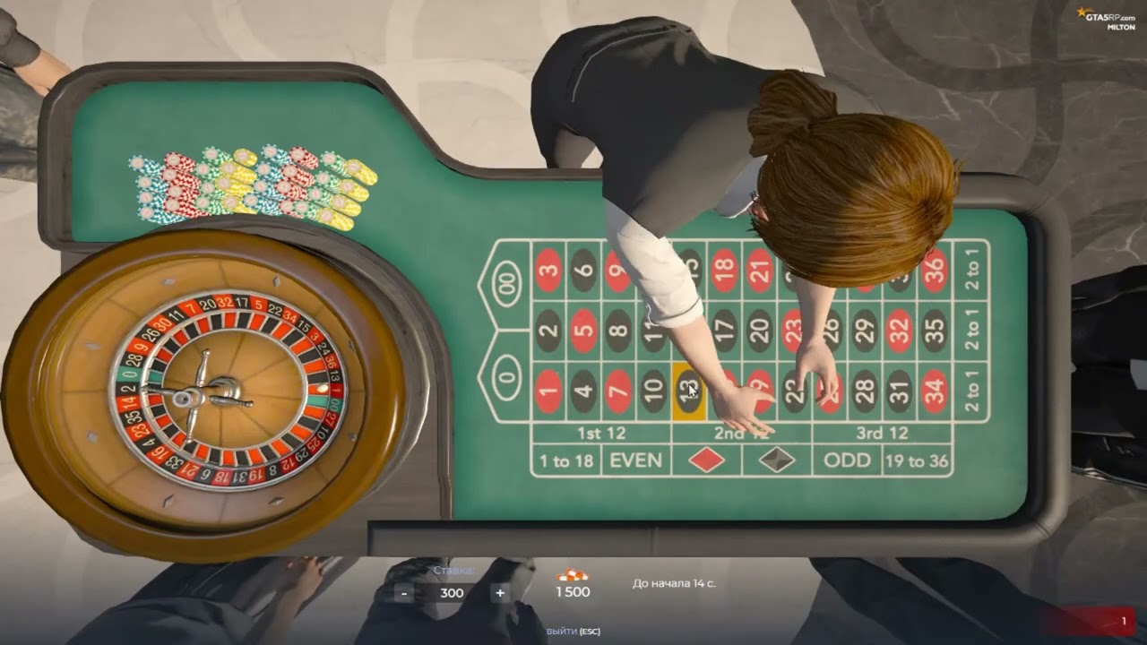 поднял +5кк в казино на сервере Milton в гта 5рп