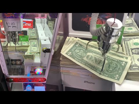 This Claw Machine Is LOADED with CASH
