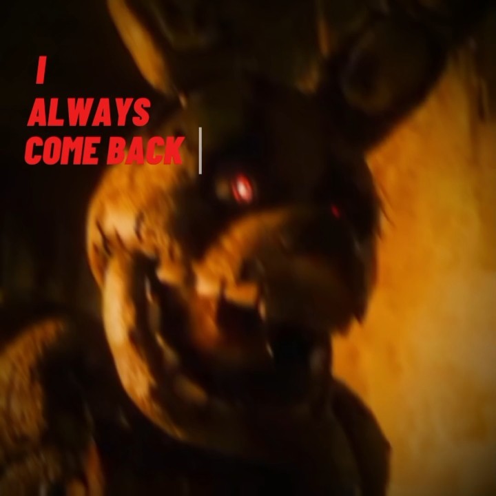 he always come back#springtrap#fnaf3#fivenightsatfreddys#williamafton# ...