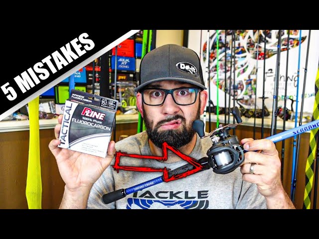 5 Baitcaster Spooling Mistakes (How to Spool a Baitcaster) 