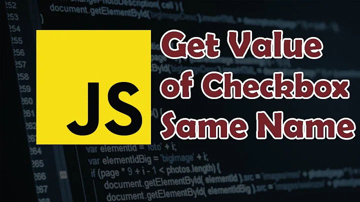 How to Get Value of Multiple Selected Checkbox with Same Name in JavaScript