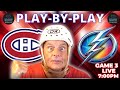 LIVE Canadiens vs Lightning | First Round Game 1 |  Battle Atlantic Division