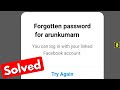 Fix forgotten password for instagram you can log in with your linked facebook account problem solved