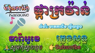 ផ្កាក្រវ៉ាន់ ឆ្លើយឆ្លង ភ្លេងសុទ្ធ|Pkar Kro Vann Plengsot-Thavrith Karaoke