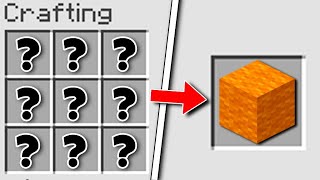 Minecraft: How to Craft Orange Wool (10 Second Crafts)