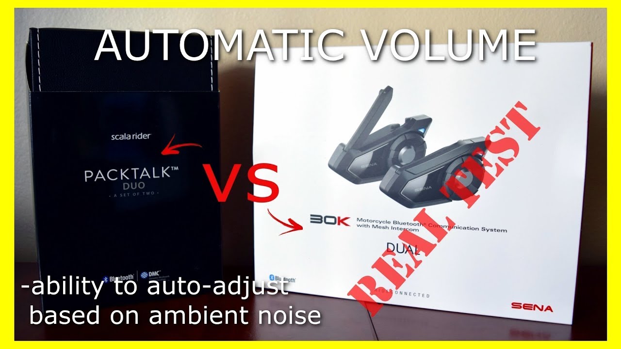 SENA 30K Vs Cardo PACKTALK Max Volume Bold Slim YouTube