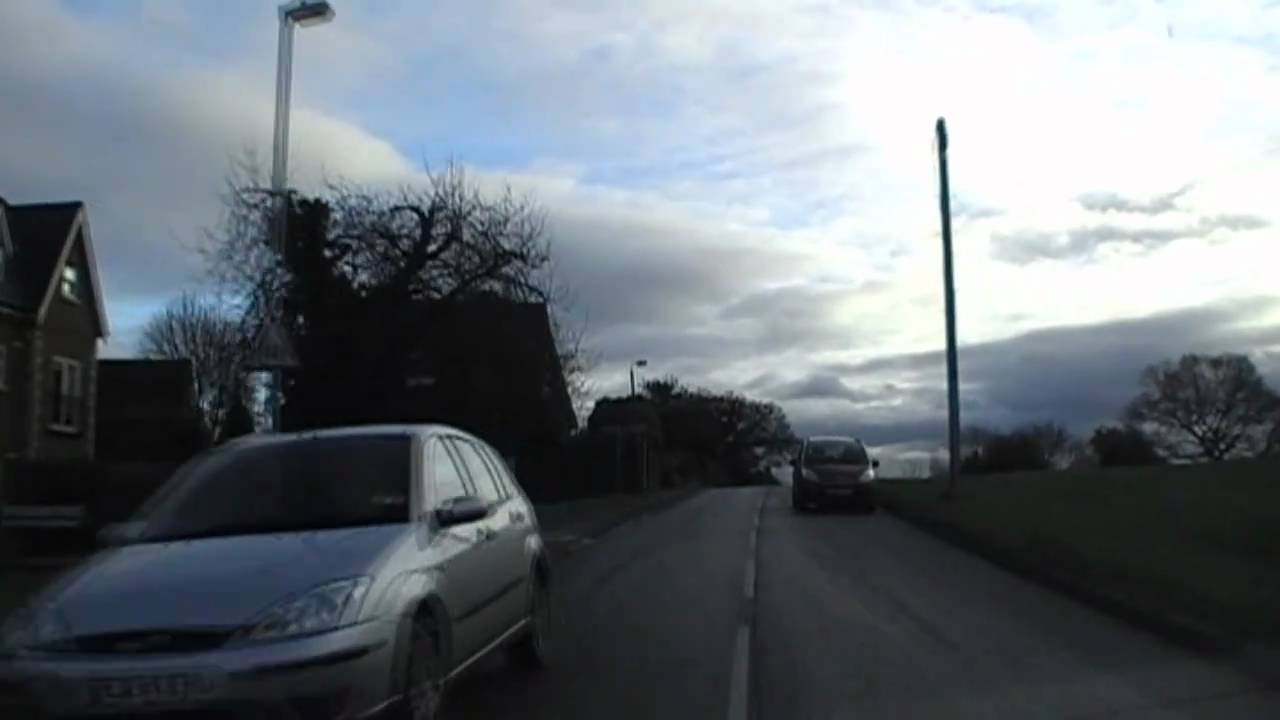 Driving Along Worcester Road & Pickersleigh Road, Great Malvern, England 10th December 2010