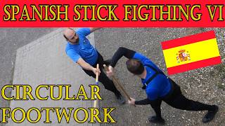 How to use circular footwork in defense and offense in Stick Figthing or other weapons