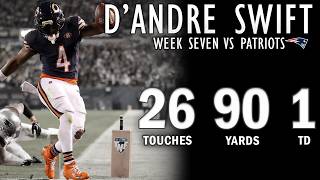 D'Andre Swift Week 6 Highlights | NFL 2026 - Chicago Bears News