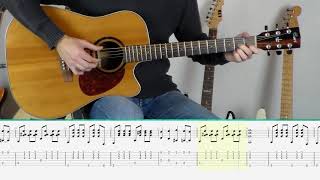 Video thumbnail of "The Beatles - Yesterday (Guitar Tutorial)"