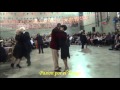 MILONGUEROS DE BUENOS AIRES bailando el tango EL ADIOS en LA MILONGA DEL MORAN