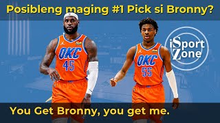 Bronny James, Magiging No. 1 OVERALL Pick Dahil kay Lebron James? #lebron #nba #lakers #basketball