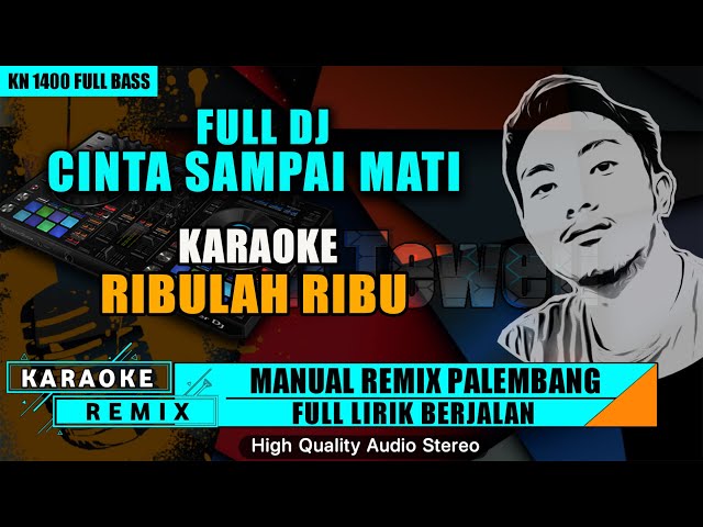 DJ CINTA SAMPAI MATI || KARAOKE RIBULAH RIBU REMIX PALEMBANG class=