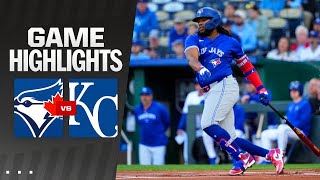 Blue Jays vs Royals GAME Highlights Apr 25, 2024 - MLB Highlights | MLB Season 2024