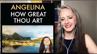 Voice Teacher Reaction to Angelina Jordan  How Great Thou Art