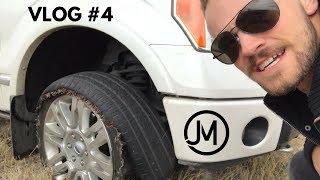 WE BLEW A TIRE IN THE MIDDLE OF NOWHERE! - VLOG #4