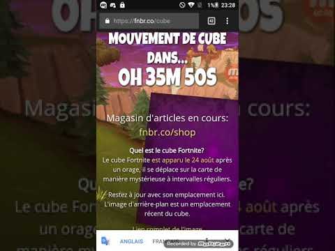 le cube fortnite donne des materiaux - fortnite dacplacement du cube