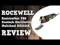 Rockwell Sonicrafter F80 Duotech Oscillating Multitool Review in 4K