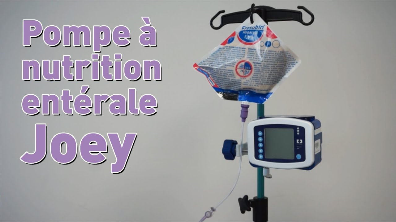 Tuto : utilisation de la pompe à nutrition entérale Joey