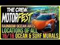 All 16 Ocean Surf Murals The Crew Motorfest Rainbow Ocean Arts All 16 Ocean Surf Murals The Crew Motorfest Rainbow Ocean Arts