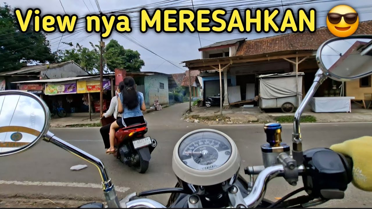 Detik-Detik Hampir Tabrakan di Jalan Sempit Desa! Endingnya Bikin candu 🤩🤩