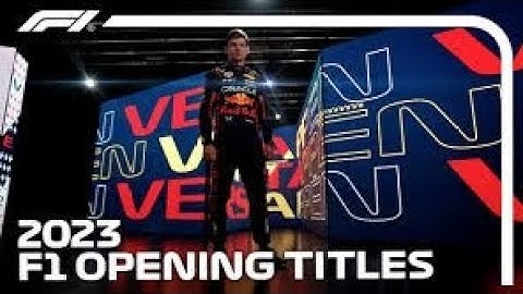 Introducing Our The New 2023 F1 opening titles