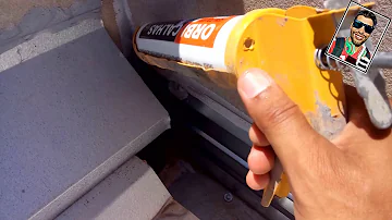 Como tampar buraco de calha de zinco?