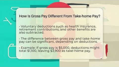 How Is Gross Pay Different From Take-home Pay? - Your Paycheck Planner